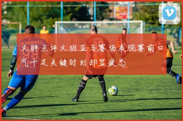 文胖点评文班亚马赛场表现赛前口气十足关键时刻却显疲态